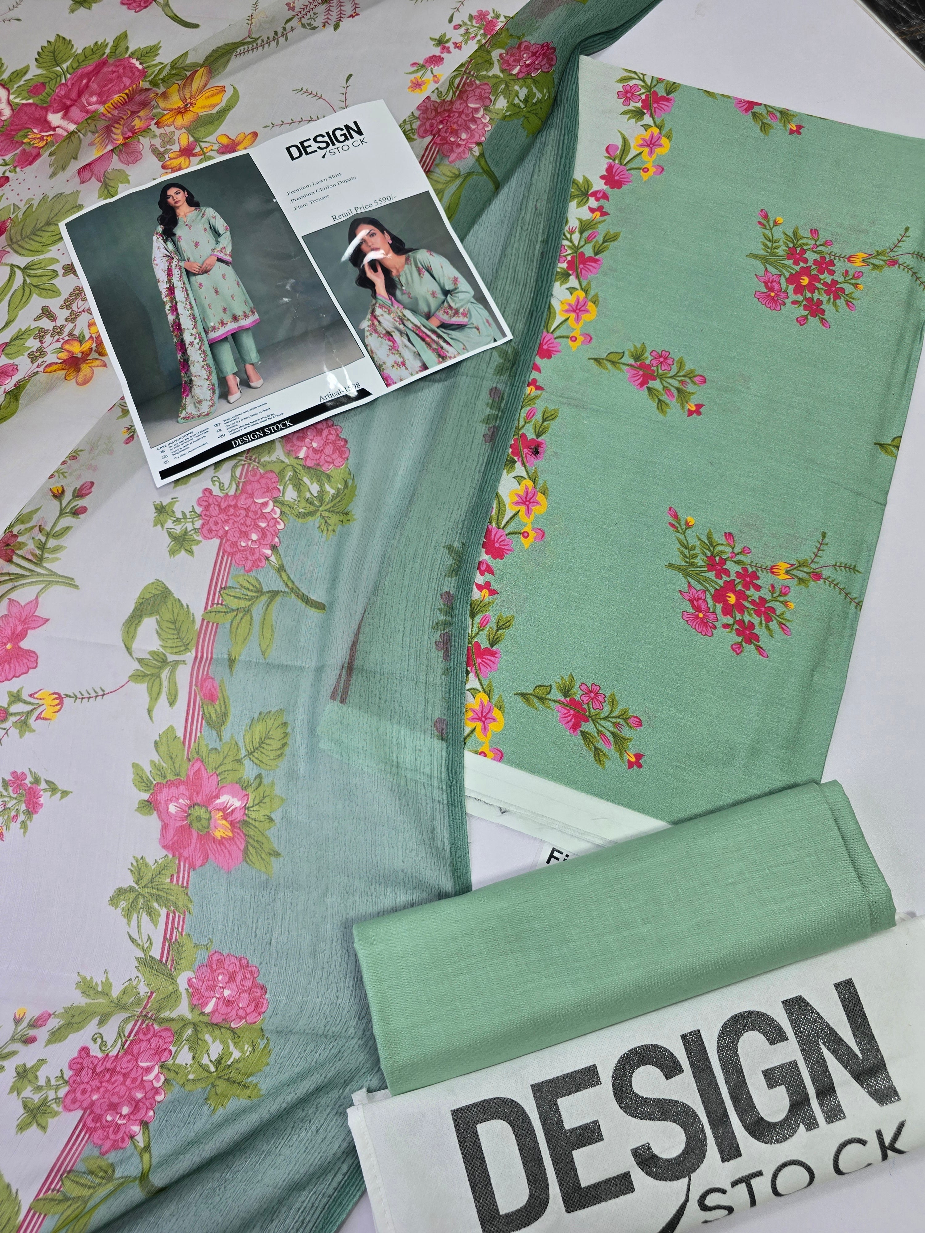 Premium Lawn Original 3PC