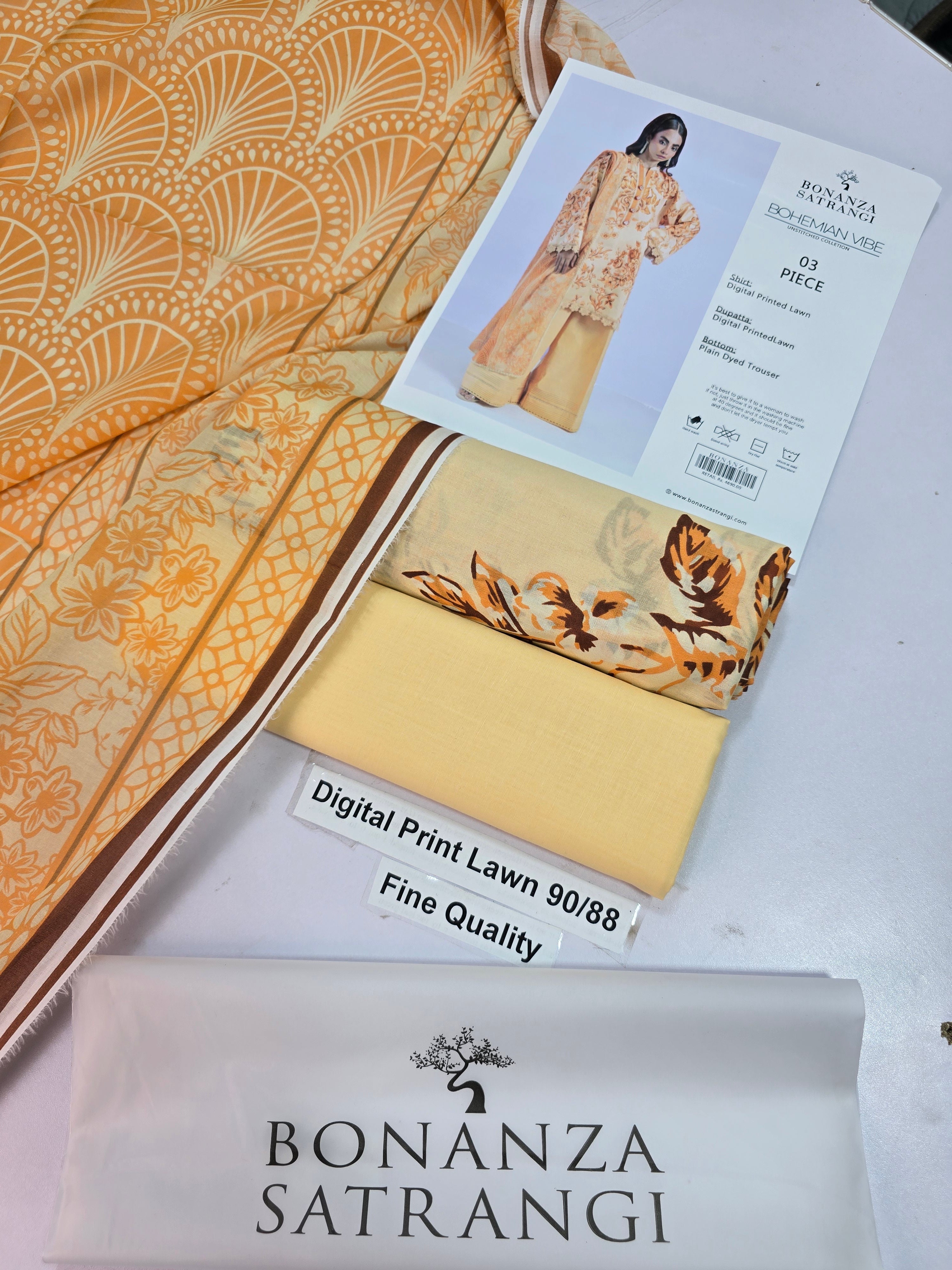 Premium Lawn Original 3PC