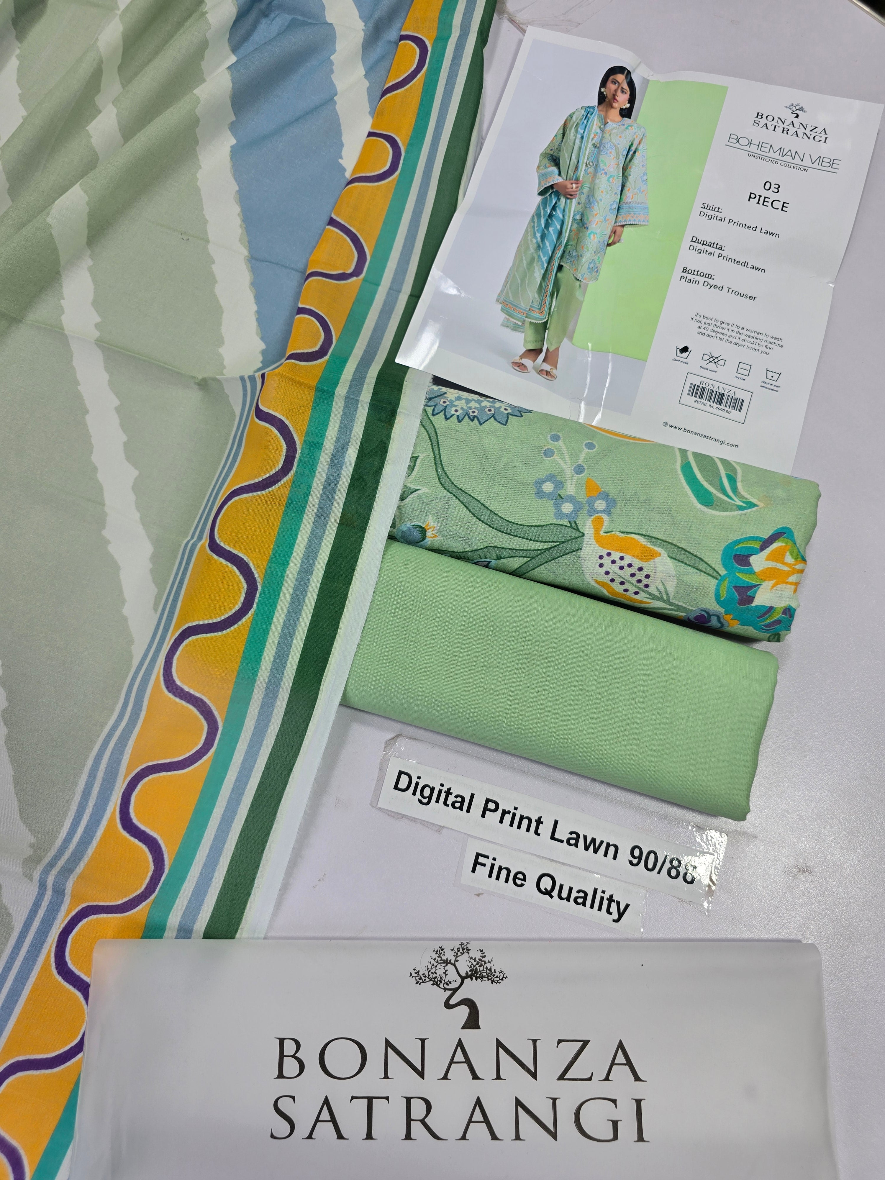 Premium Lawn Original 3PC