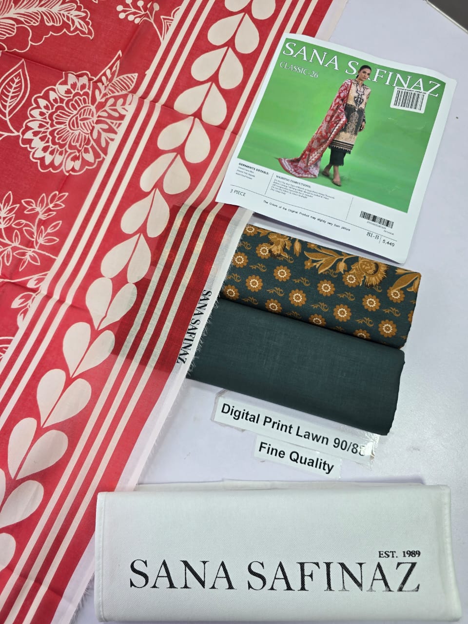 Premium Lawn Original 3PC